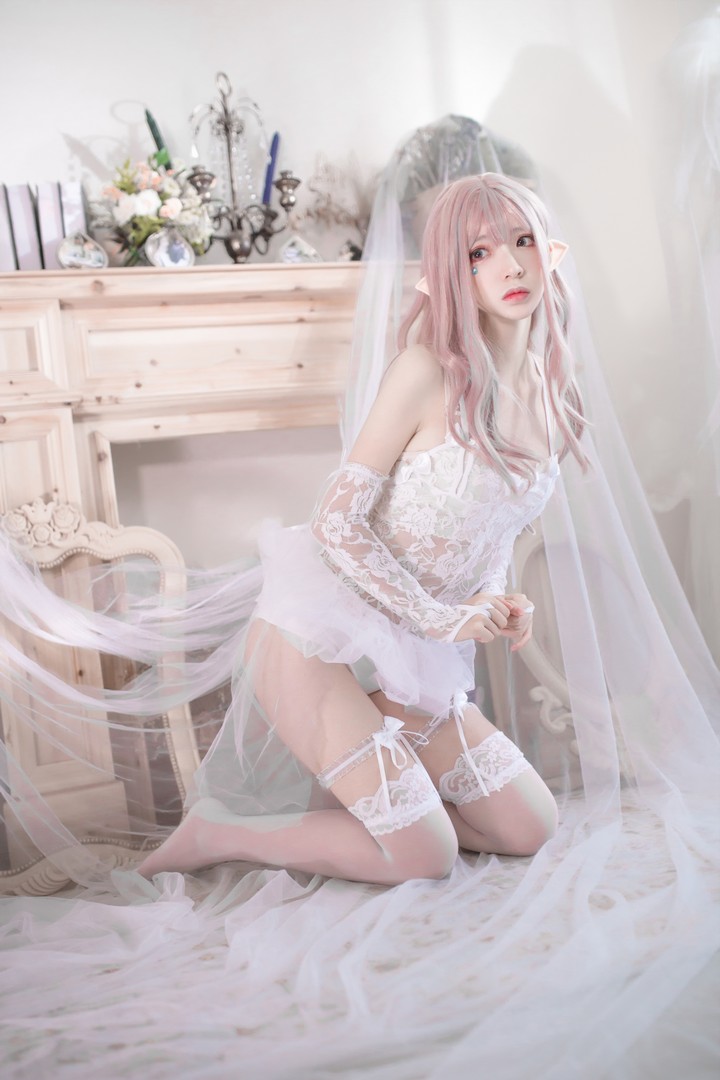 Coser@疯猫ss VOL.050 纯白精灵预览图